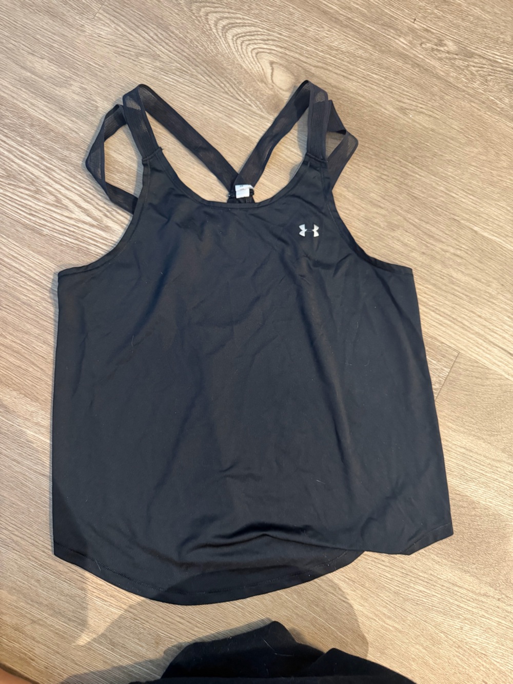 Under Armour Black Strappy Performance Tank Top
